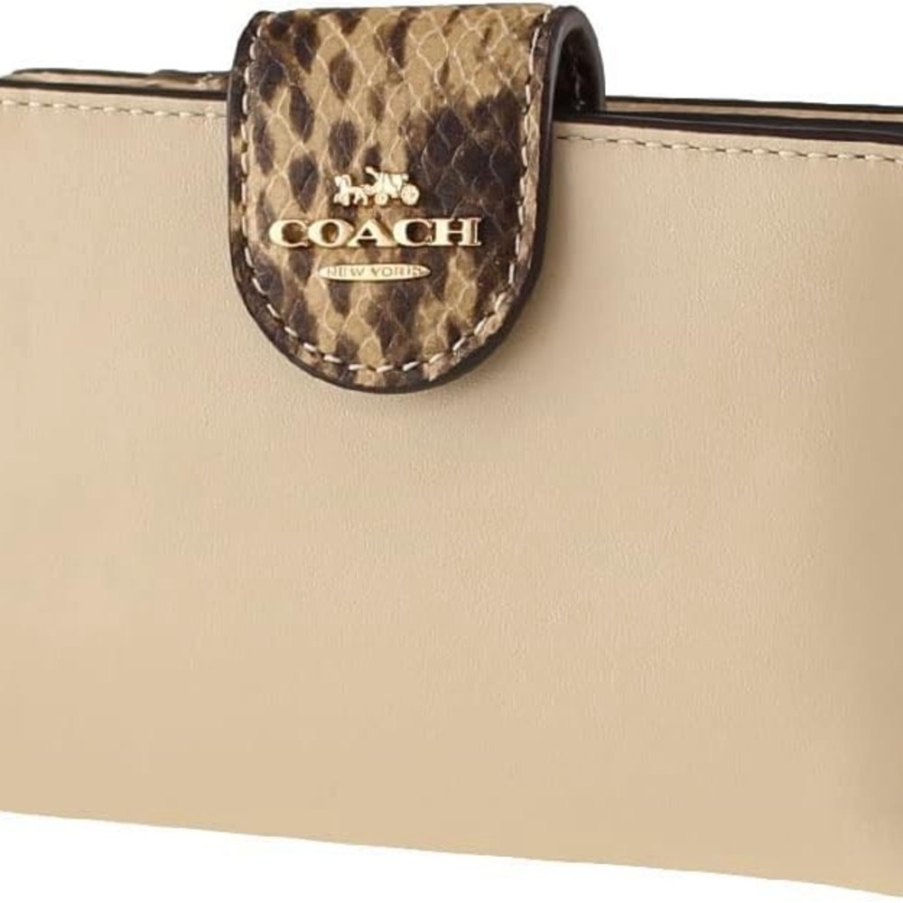 Coach Tan and Brown Women's Wallet